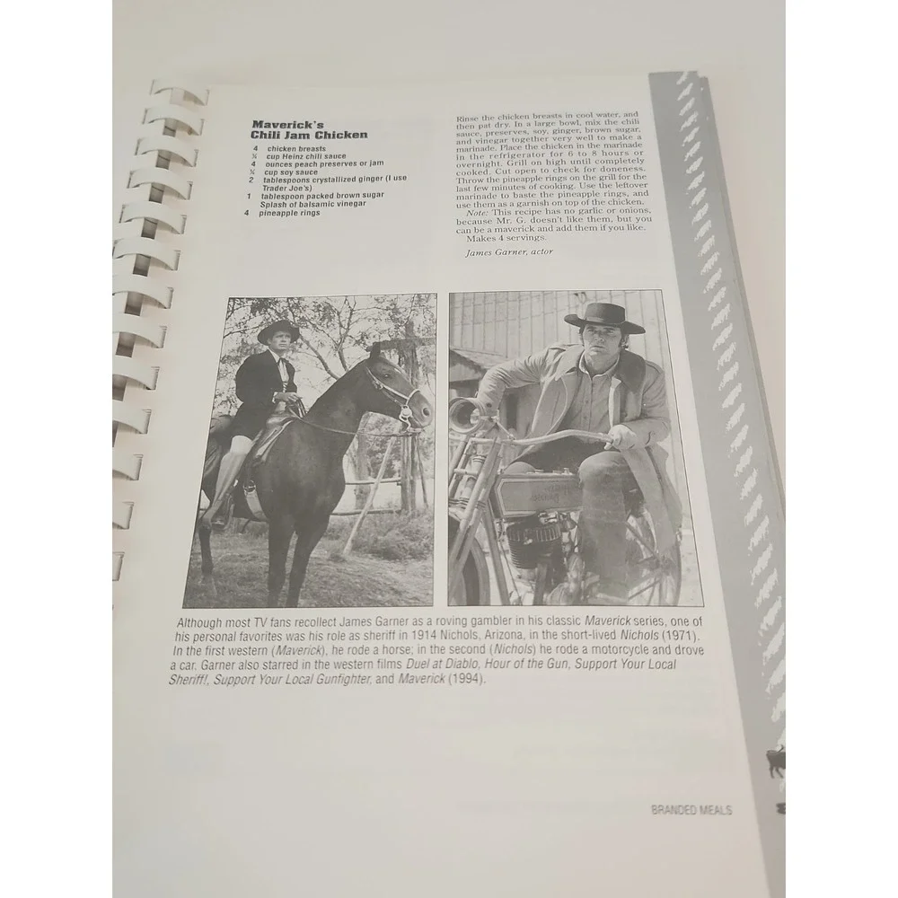 Autographed All-American Cowboy Grill Cookbook Roy Rogers Daughter Cheryl Rogers